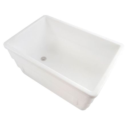 Bac grand volume double paroi sur roues à chapes inox – 310 ou 500 litres