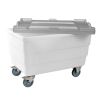 Bac grand volume double paroi sur roues à chapes inox – 310 ou 500 litres