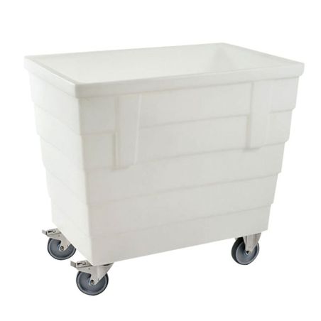 Bac grand volume double paroi sur roues à chapes inox – 310 ou 500 litres