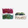 Bac Gastronorme GN 1/1 HACCP 13 L avec couvercle – lot de 2