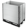 Réhausse palette plastique 800x600 pliable | SF600FB