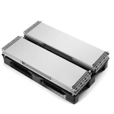 Réhausse palette plastique 1200x800 pliable | SF800FB