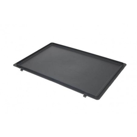Couvercle avec 2 chanières pour bac norme europe 600x400 mm