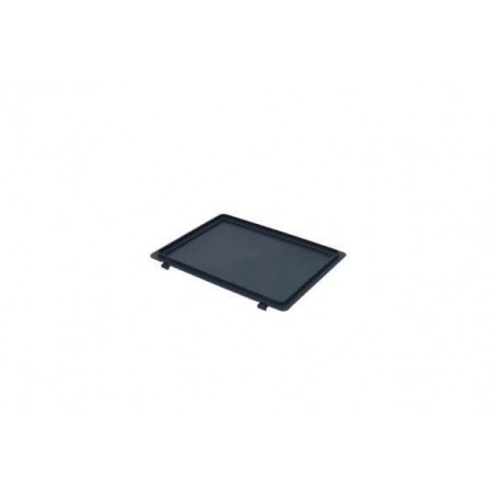 Couvercle avec 2 chanières pour bac norme europe 400x300 mm